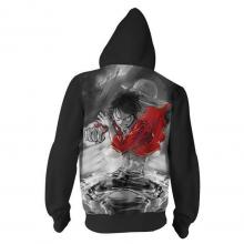 One Piece Luffy printing hoodie sweater cloth