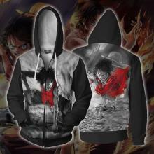 One Piece Luffy printing hoodie sweater cloth