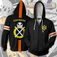 One Piece Law printing hoodie sweater cloth