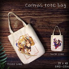 Fate grand order anime canvas tote bag shopping ba...