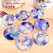 Fate grand order anime brooches pins set(8pcs a set)