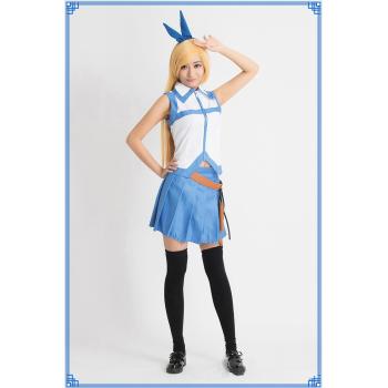 Fairy Tail anime cosplay dress+shirt