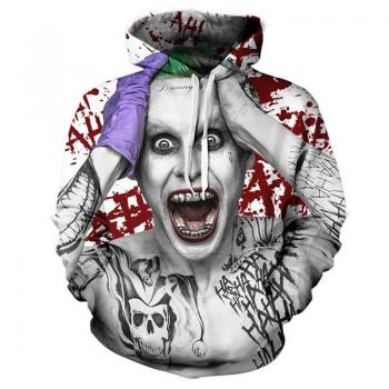 The Joker printing hoodie sweater cloth