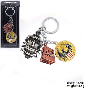 Fantastic Beasts and Where to Find Them anime key chain