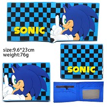 Sonic anime silicone wallet