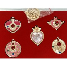 Sailor Moon anime key chains a set