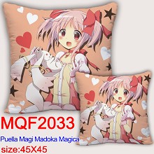 Puella Magi Madoka Magica anime two-sided pillow