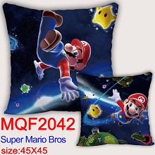 Super Mario anime two-sided pillow