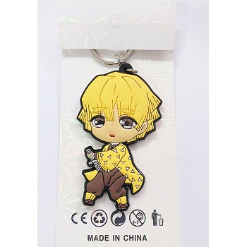 Demon Slayer Agatsuma Zenitsu anime key chain