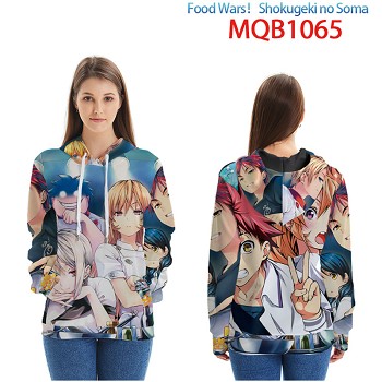 Food Wars anime long sleeve hoodie cloth