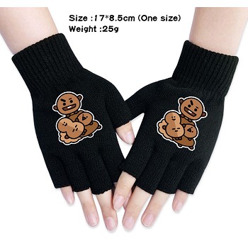 BTS star cotton gloves a pair