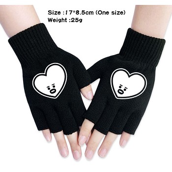 BTS star cotton gloves a pair