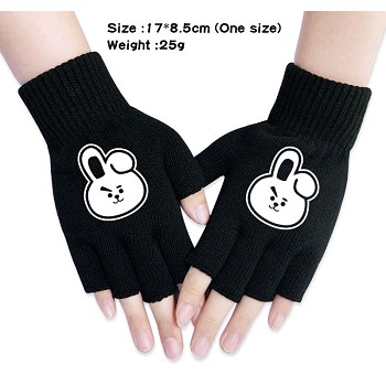 BTS star cotton gloves a pair