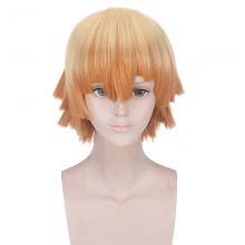 Demon Slayer Agatsuma Zenitsu cosplay wig