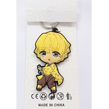 Demon Slayer Agatsuma Zenitsu anime key chain