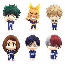 My Hero Academia anime figures set(6pcs a set)