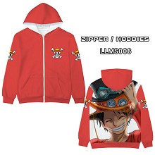 One Piece anime long sleeve hoodie sweater cloth