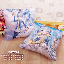 Hatsune Miku anime two-sided pillow