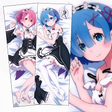 Re:Life in a different world from zero Rem anime two-sided long pillow