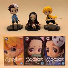 Demon Slayer anime figures set(3pcs a set) small boxes