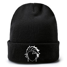 Demon Slayer anime kniting hat