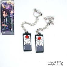 Demon Slayer anime earrings  a pair