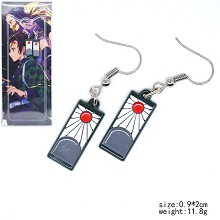 Demon Slayer anime earrings  a pair