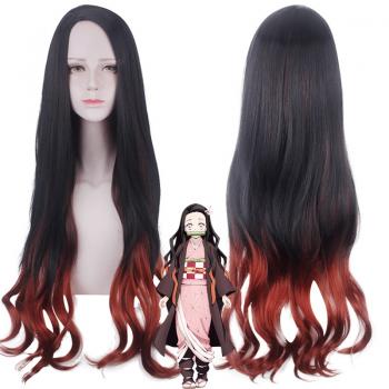 Demon Slayer anime Kamado Nezuko cosplay wig