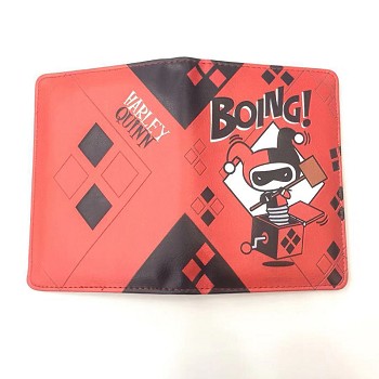 Harley Quinn Passport Cover Card Case Credit Card Holder Wallet