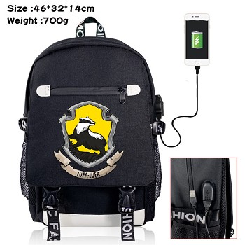 Harry Potter USB charging laptop backpack school bag