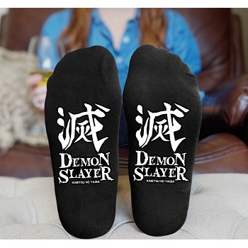 Demon Slayer anime cotton socks a pair