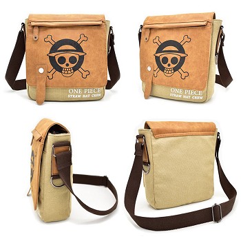 One Piece anime canvas satchel shoulder bag