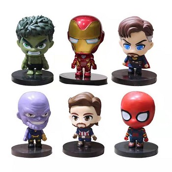 The Avengers Iron man figures set(6pcs a set)