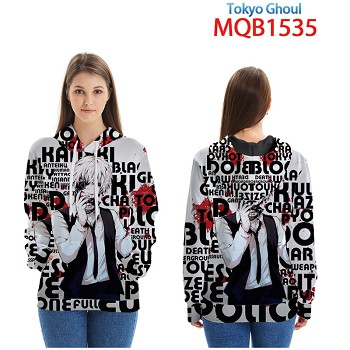 Tokyo ghoul anime long sleeve hoodie cloth