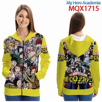 My Hero Academia anime long sleeve hoodie cloth