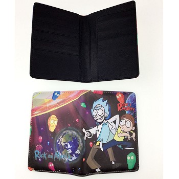 Rick and Morty anime Passport Cover Card Case Credit Card Holder Wallet