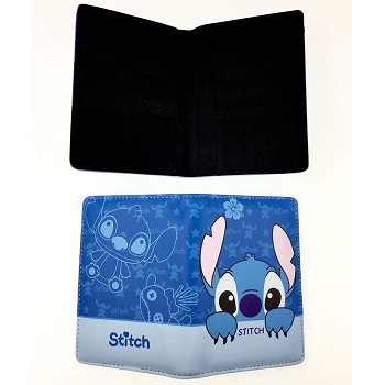 Stitch anime Passport Cover Card Case Credit Card Holder Wallet