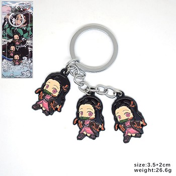 Demon Slayer Kamado Nezuko anime key chain