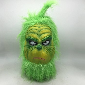 The Grinch cosplay latex mask