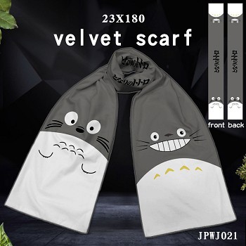 Totoro anime scarf