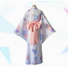 Re:Life in a different world from zero REM cosplay kimono dress