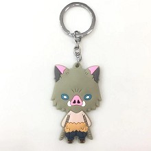 Demon Slayer Hashibira Inosuke anime key chain