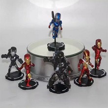 The Avengers Iron man figures set(6pcs a set)