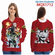 My Hero Academia anime long sleeve hoodie cloth