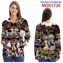 My Hero Academia anime long sleeve hoodie cloth