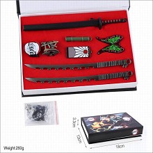 Demon Slayer anime key chains a set