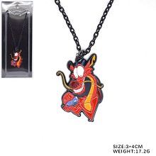 Mulan anime necklace