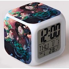 Demon Slayer anime discolor clock（no battery）