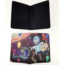 Rick and Morty anime Passport Cover Card Case Credit Card Holder Wallet
