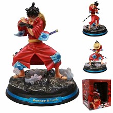 One Piece Wano Country kimono Luffy anime figure